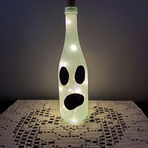 Ghost lighted bottle